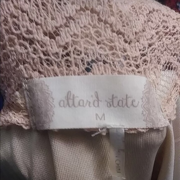 Altar’d State Blush Halter Dress worn once - Picture 2 of 5